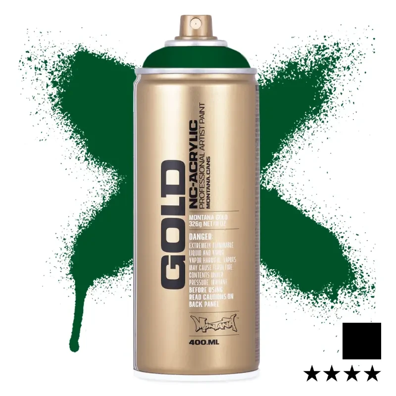 Farba w sprayu Montana Gold 400 ml G 6070 Smaragd Green 01