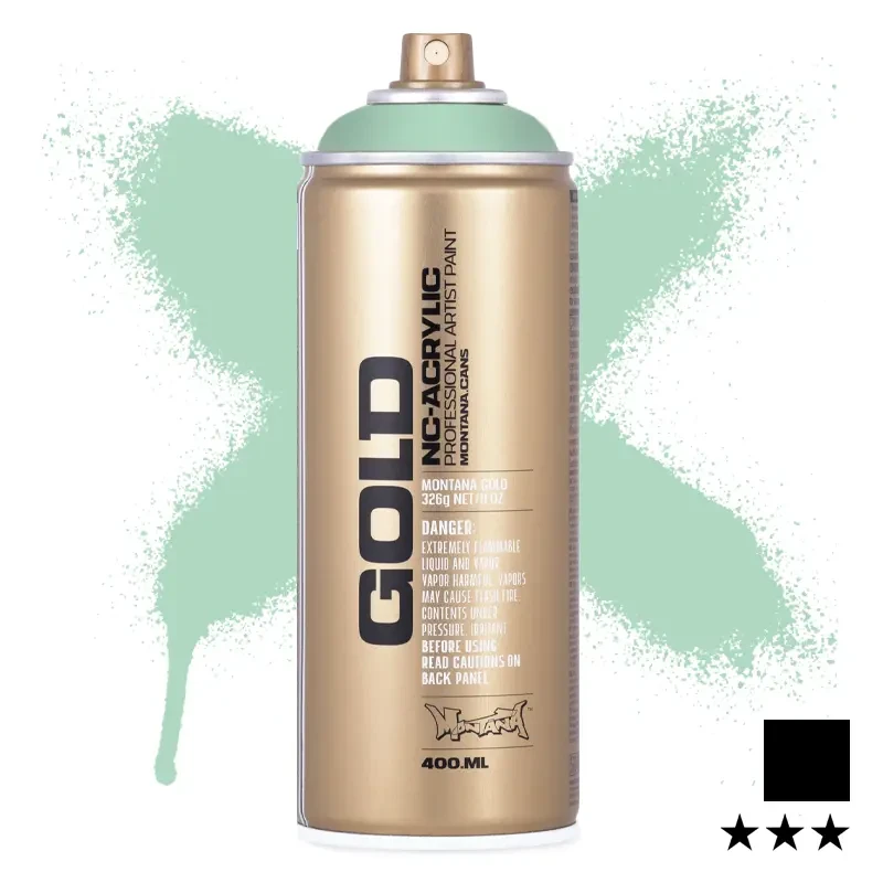 Farba w sprayu Montana Gold 400 ml G 6120 Malachite Light 01