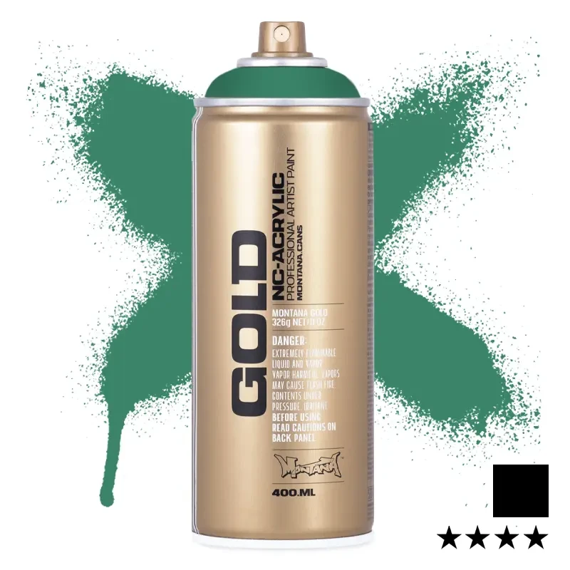 Farba w sprayu Montana Gold 400 ml G 6150 Malachite Dark 01