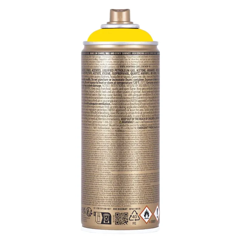 Farba w sprayu Montana Gold 400 ml Shock 1000 Yellow Light 09