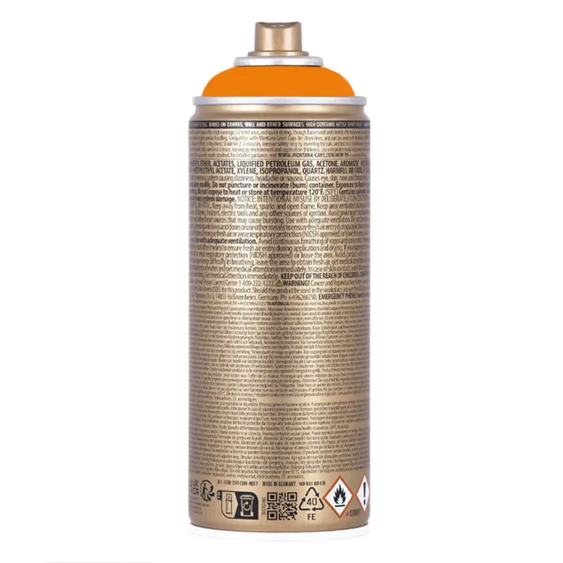 Farba w sprayu Montana Gold 400 ml Shock 2000 Orange Light 09