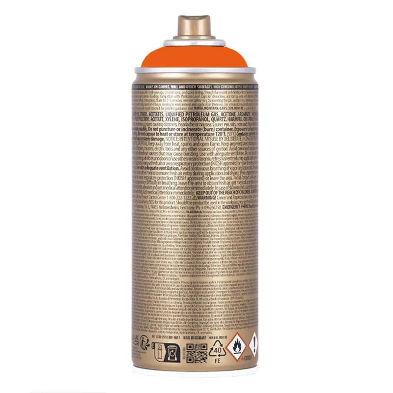 Farba w sprayu Montana Gold 400 ml Shock 2010 Orange 09
