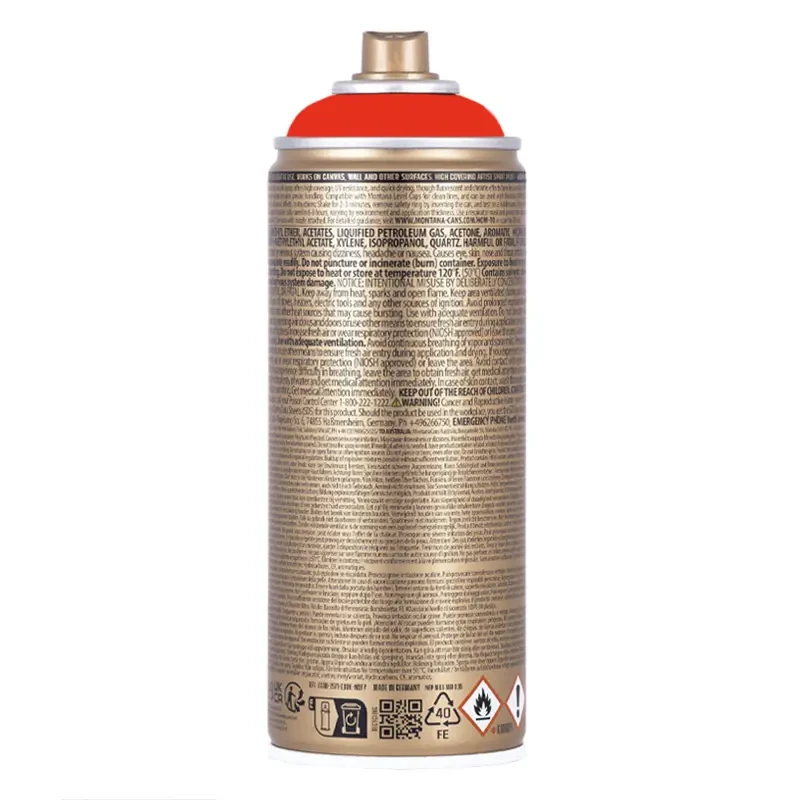 Farba w sprayu Montana Gold 400 ml Shock 2020 Orange Dark 09