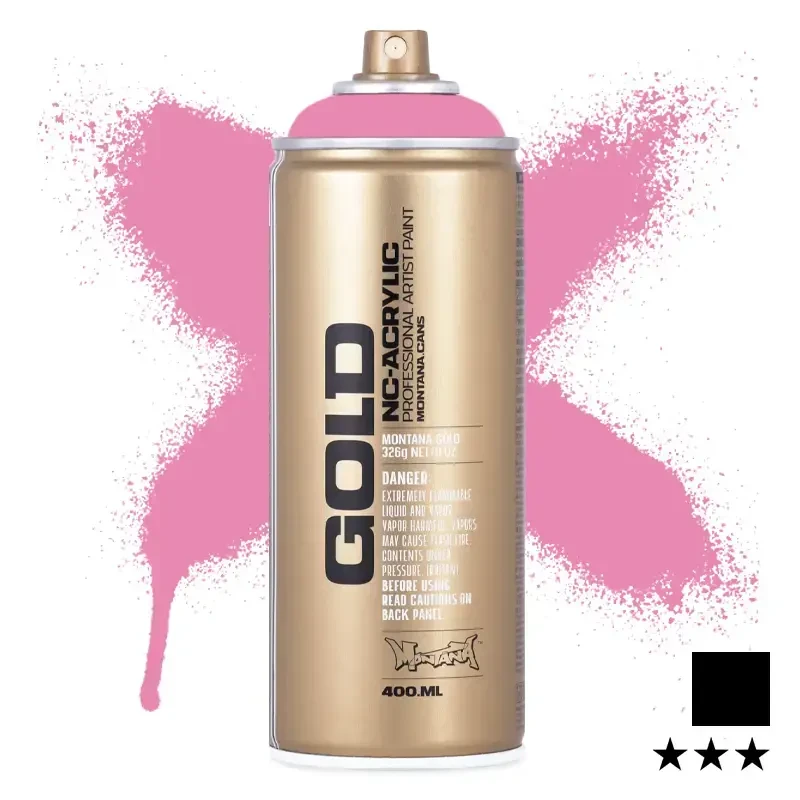 Farba w sprayu Montana Gold 400 ml Shock 4000 Pink Light 01