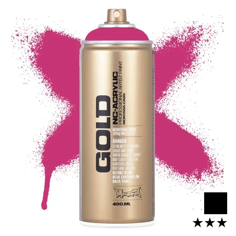Farba w sprayu Montana Gold 400 ml Shock 4010 Pink 01