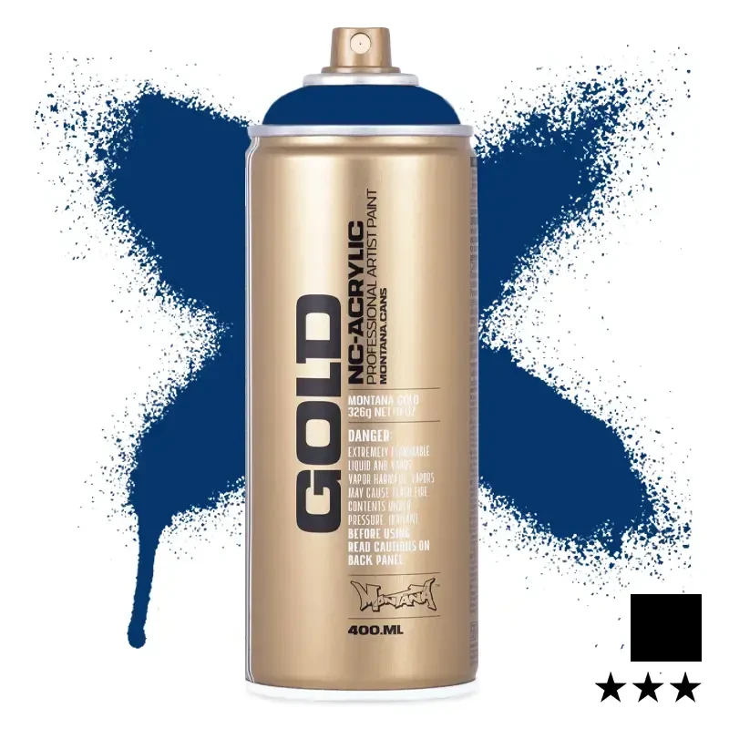 Farba w sprayu Montana Gold 400 ml Shock 5020 Blue Dark 01