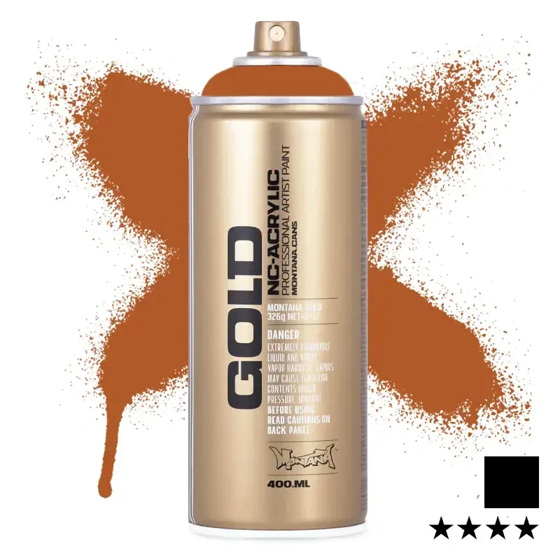 Farba w sprayu Montana Gold 400 ml Shock 8000 Brown Light 01