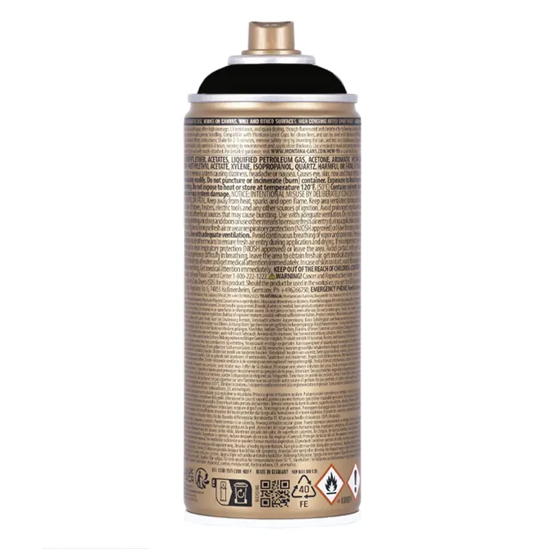 Farba w sprayu Montana Gold 400 ml Shock 9000 Black 02