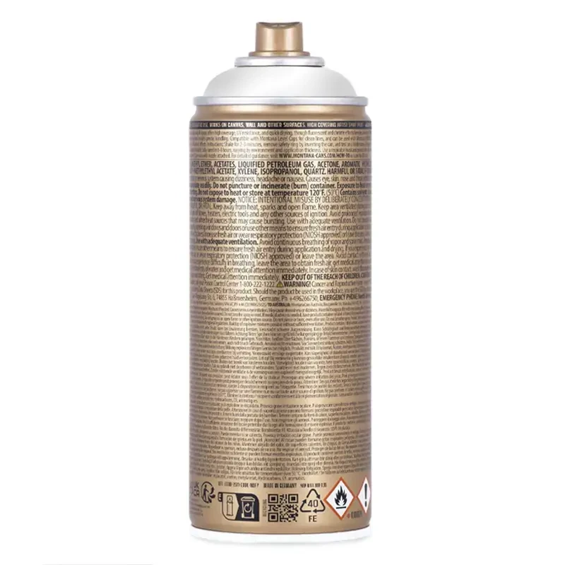 Farba w sprayu Montana Gold 400 ml Shock 9120 White Pure 07