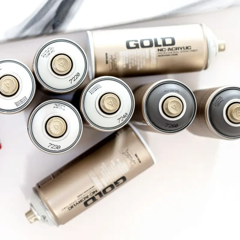 Farba w sprayu Montana Gold 400 ml Shock 9120 White Pure 05