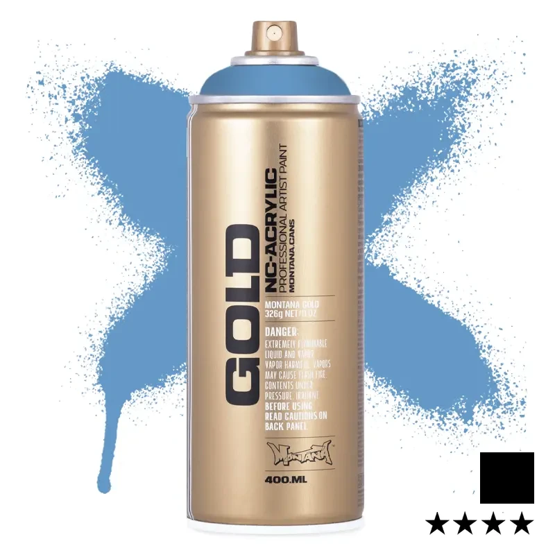 Farba w sprayu Montana Gold 400 ml Classic 5220 Denim Stonewashed 01
