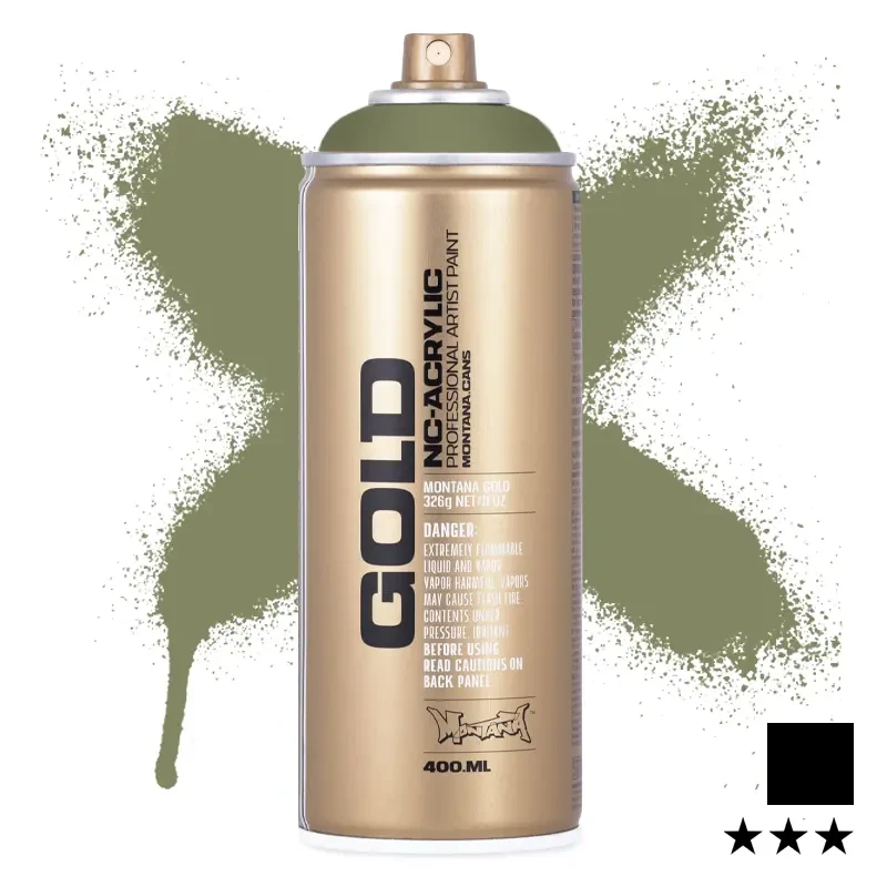 Farba w sprayu Montana Gold 400 ml Classic 6410 Manila Green 01