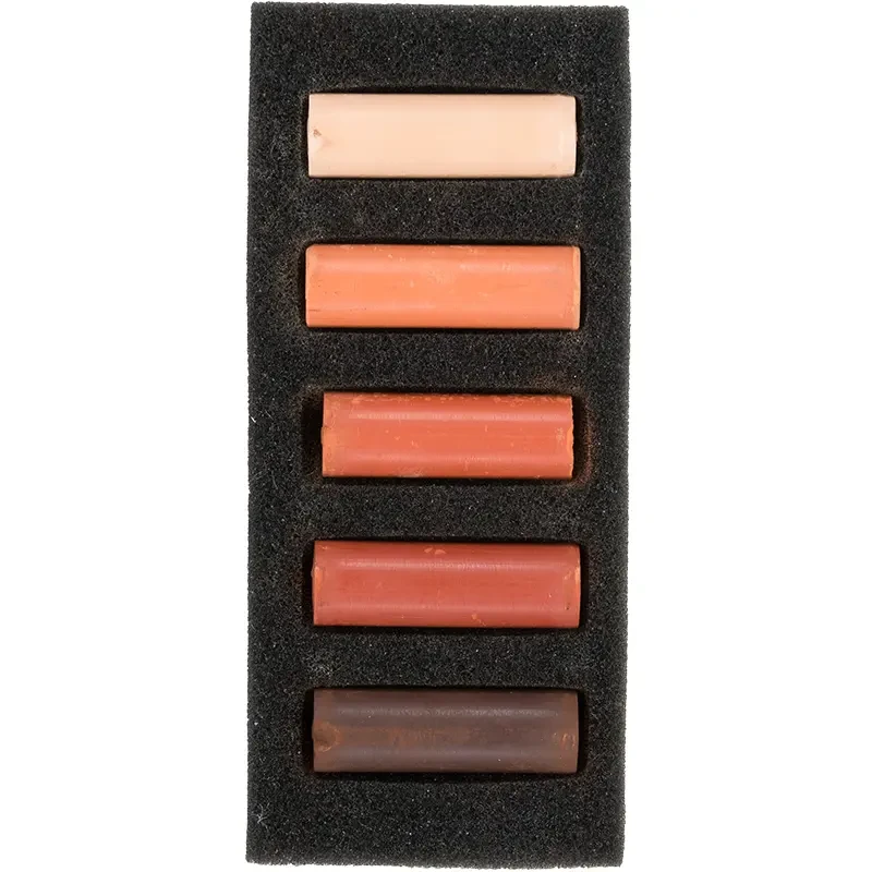 Pastele suche połówki Rembrandt Micro zestaw 5 szt. Burnt Sienna Set 02