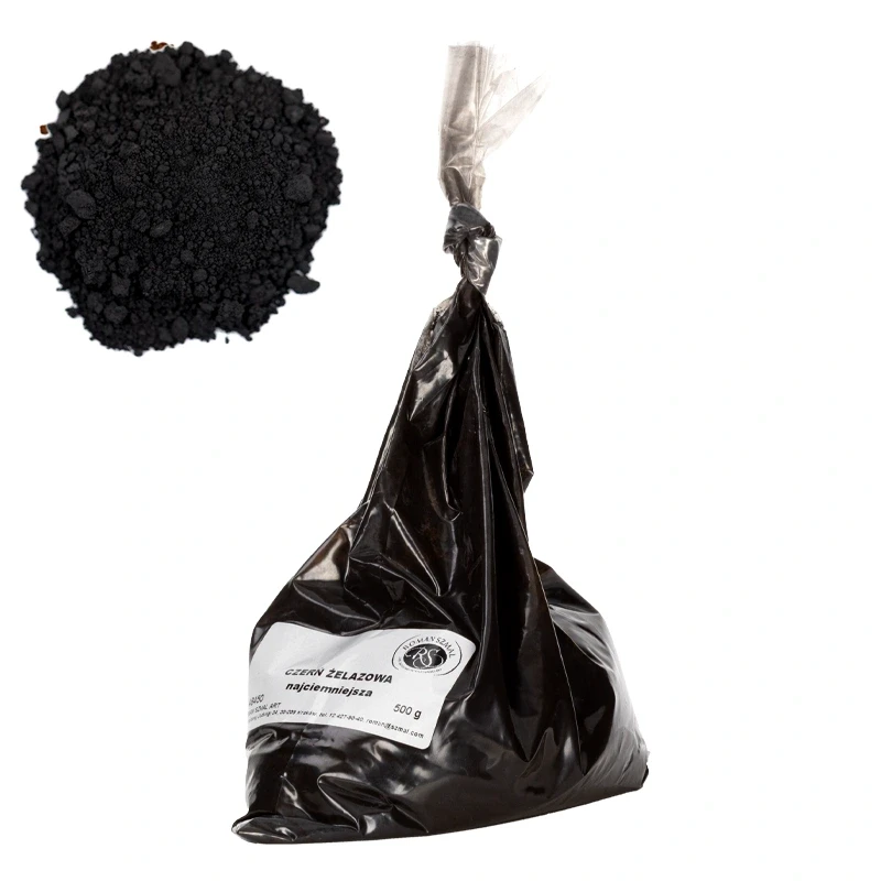 Pigment Czerń żelazowa najciemniejsza 500 g 48450 Szmal 03