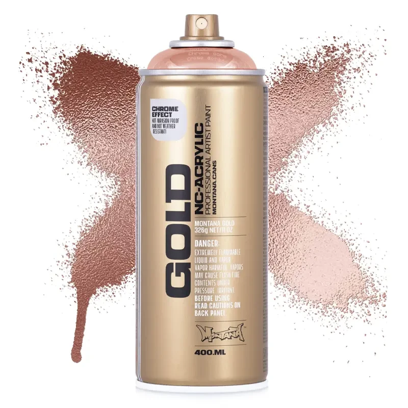 Farba w sprayu Montana Gold 400 ml Chrome Effect M 2000 Copperchrome 01