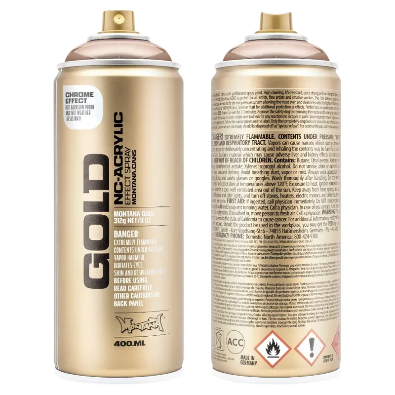Farba w sprayu Montana Gold 400 ml Chrome Effect M 2000 Copperchrome 02