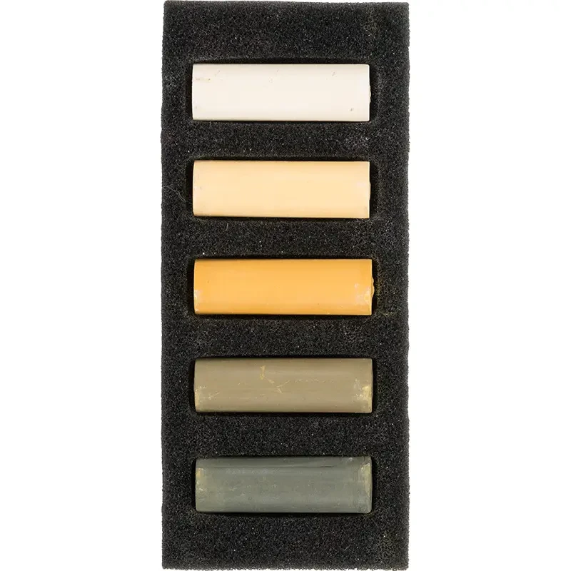 Pastele suche połówki Rembrandt Micro zestaw 5 szt. Yellow Ochres Set 02