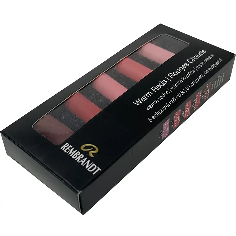Pastele suche połówki Rembrandt Micro zestaw 5 szt. Warm Reds Set 03