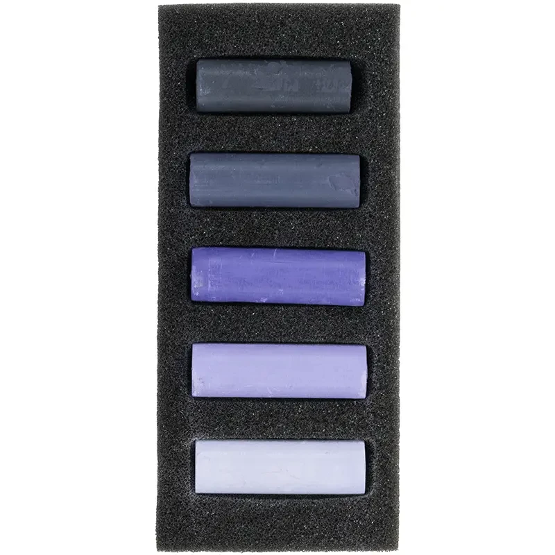 Pastele suche połówki Rembrandt Micro zestaw 5 szt. Deep Violets Set 02