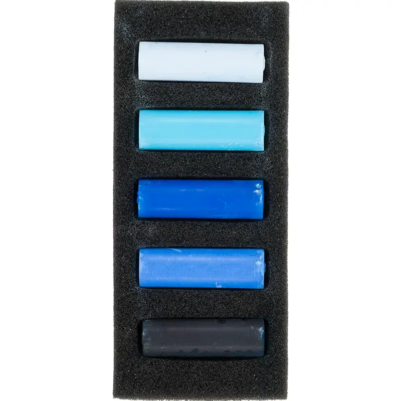 Pastele suche połówki Rembrandt Micro zestaw 5 szt. Deep Blues Set 02