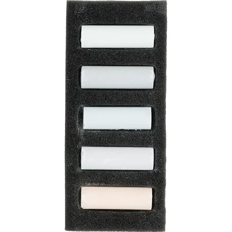 Pastele suche połówki Rembrandt Micro zestaw 5 szt. Light Greys Set 02