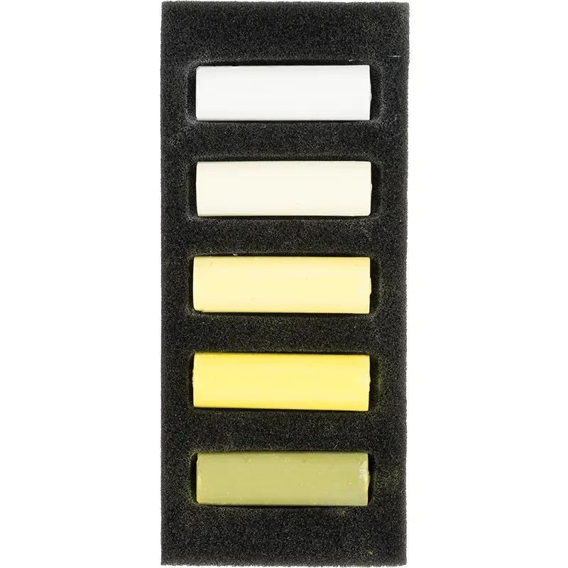 Pastele suche połówki Rembrandt Micro zestaw 5 szt. Cool Yellows Set 02
