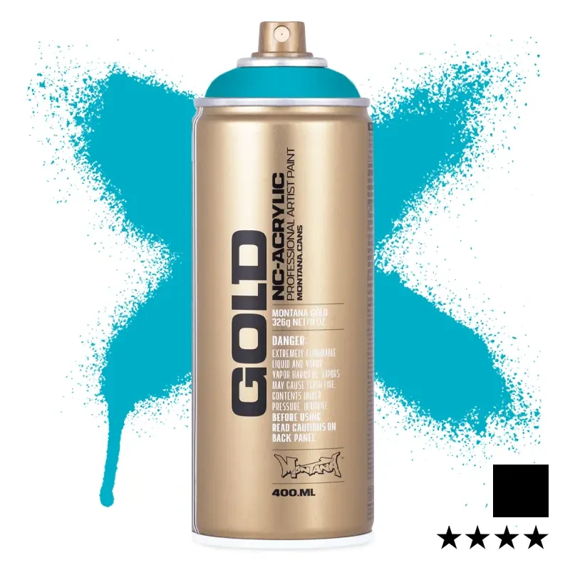 Farba w sprayu Montana Gold 400 ml Process 2000 100% Cyan 01