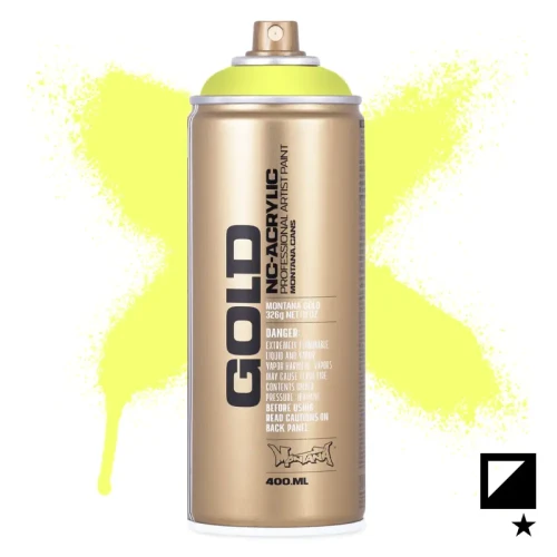 Farba w sprayu Montana Gold 400 ml Fluorescent 1000 Flash Yellow