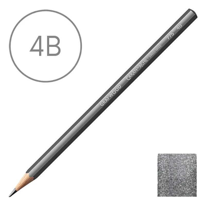 Ołówek Caran d Ache 775 Grafwood 4B 01