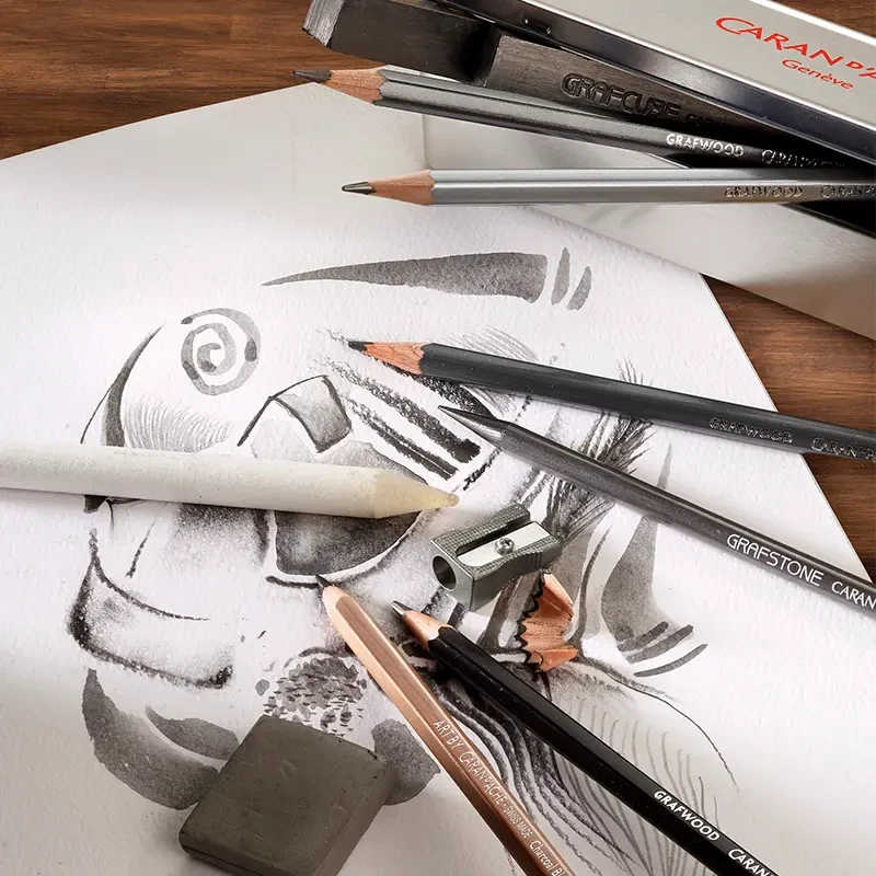 Ołówek Caran d Ache 775 Grafwood 3H 03