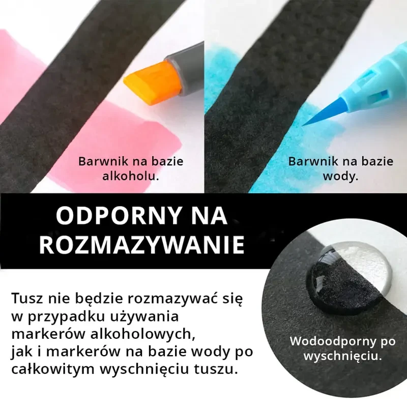 Tusz pigmentowy Kuretake ZIG Cartoonist Special Black Ink 60 ml - czarny 06