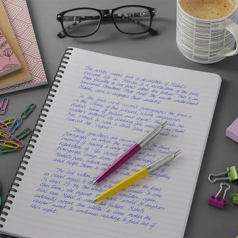 Wkłady do długopisu żelowe Parker Quink Gel 2 szt. M niebieskie 04