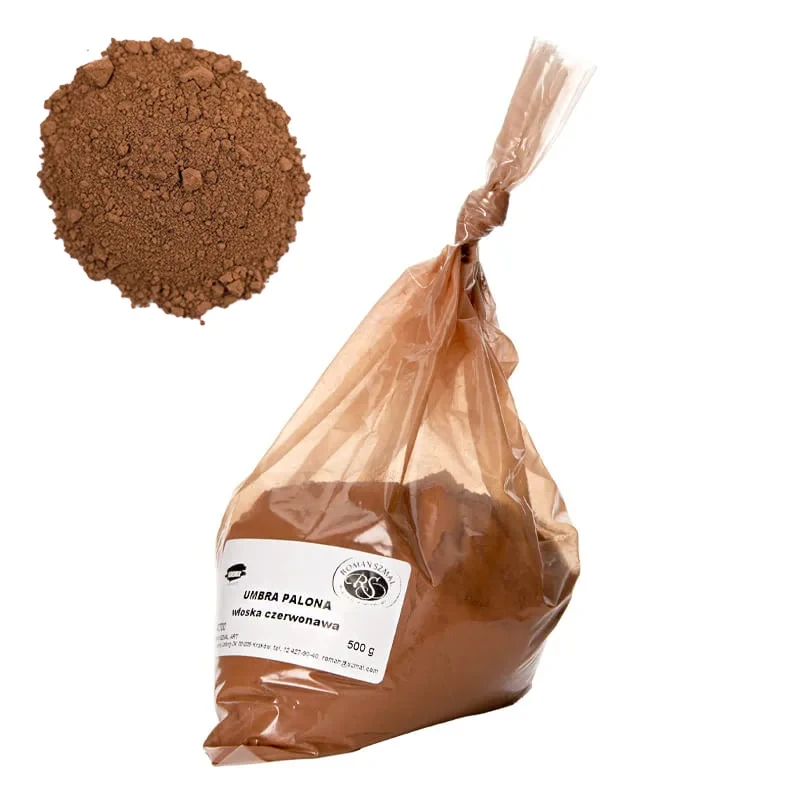 Pigment Umbra palona włoska czerwonawa 500 g 40700 Szmal 01