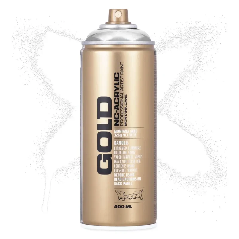 Farba w sprayu Montana Gold 400 ml T9100 Transparent White 01