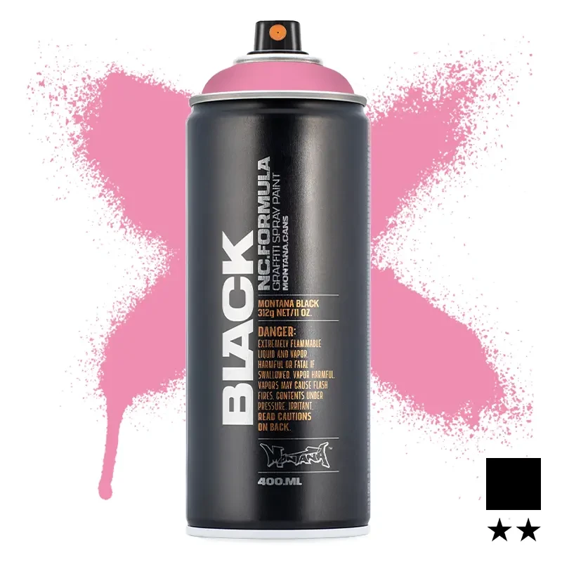 Farba w sprayu Montana Black 400 ml BLK 3120 Pink Cadillac 01