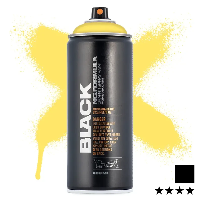 Farba w sprayu Montana Black 400 ml BLK 1010 Easter Yellow 01
