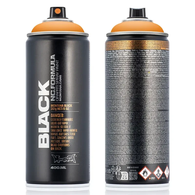 Farba w sprayu Montana Black 400 ml BLK 2075 Pure Orange 02