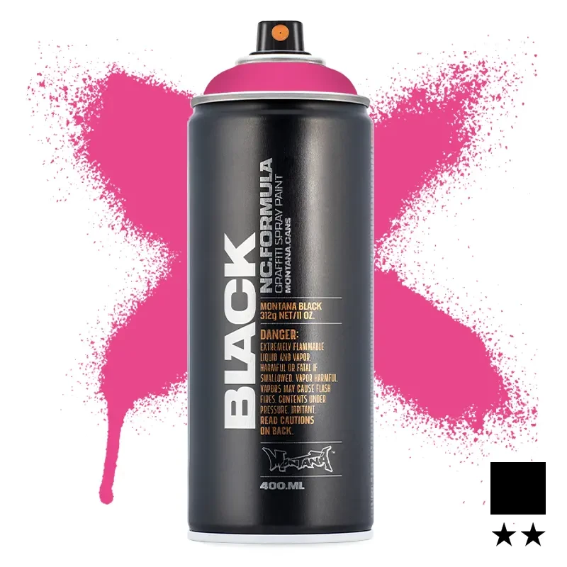 Farba w sprayu Montana Black 400 ml BLK 3130 Pink Panther 01