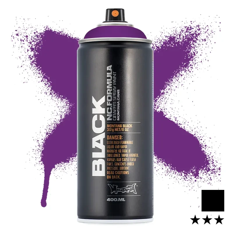 Farba w sprayu Montana Black 400 ml BLK 4040 Pimp Violet 01
