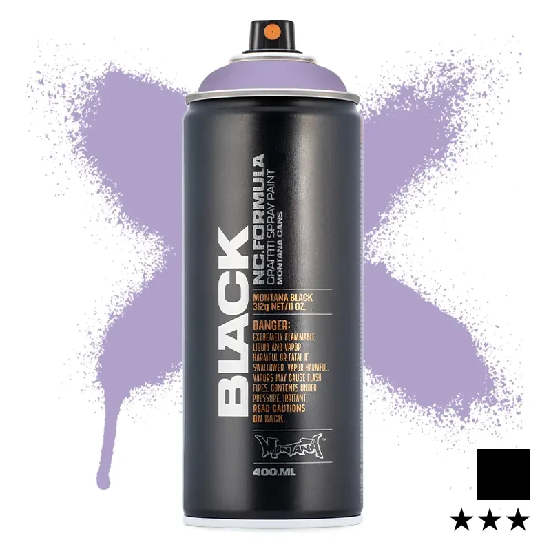 Farba w sprayu Montana Black 400 ml BLK 4115 Lavender 01
