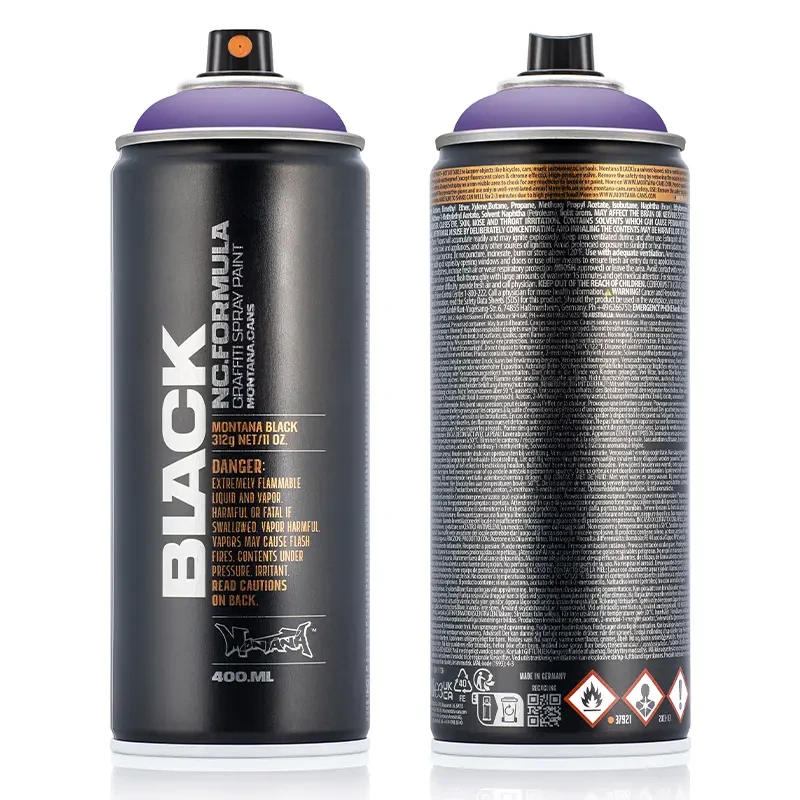 Farba w sprayu Montana Black 400 ml BLK 4160 Wizard 02