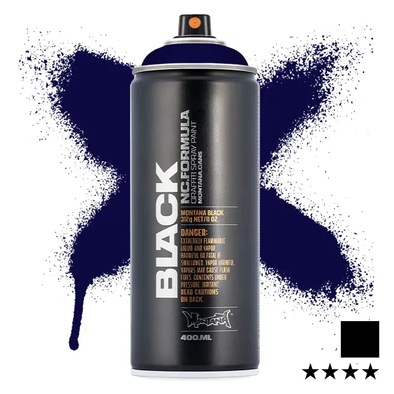 Farba w sprayu Montana Black 400 ml BLK 4182 Universe 01