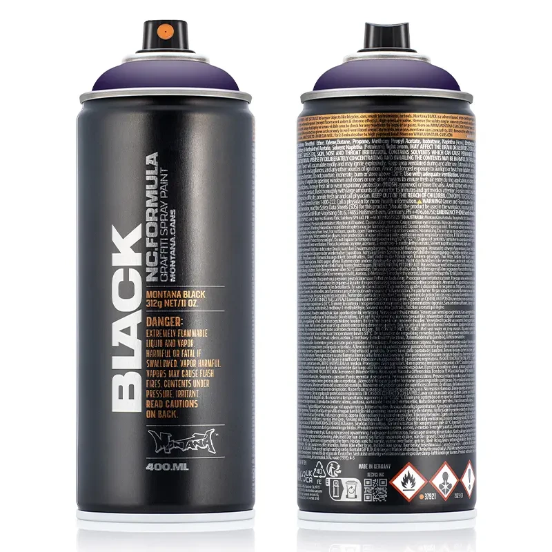 Farba w sprayu Montana Black 400 ml BLK 4182 Universe 02