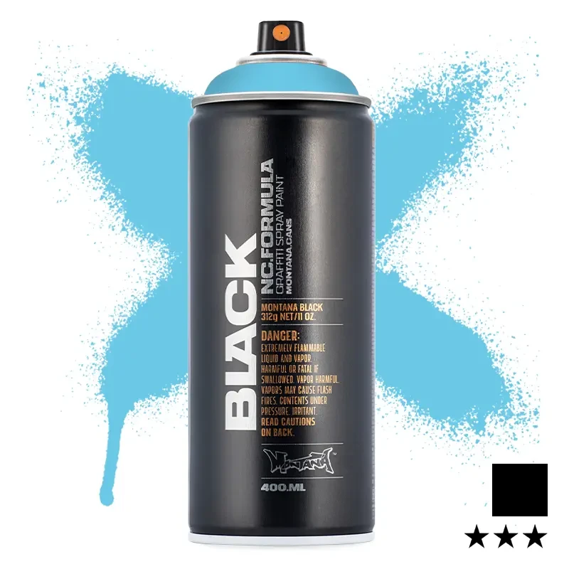 Farba w sprayu Montana Black 400 ml BLK 5020 Baby Blue 01