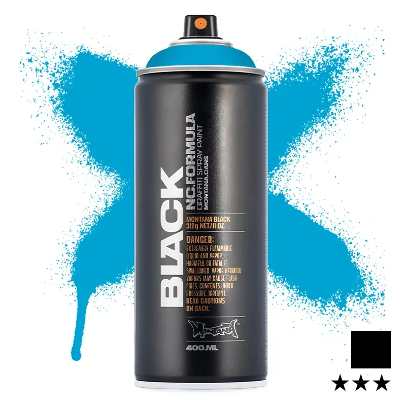 Farba w sprayu Montana Black 400 ml BLK 5030 Light Blue 01