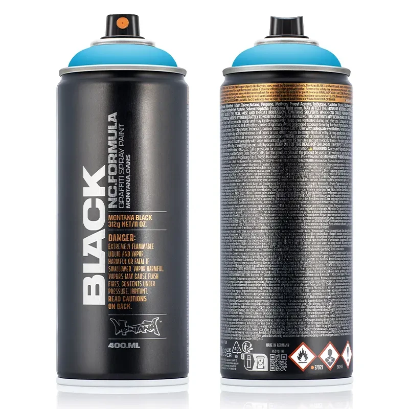 Farba w sprayu Montana Black 400 ml BLK 5030 Light Blue 02