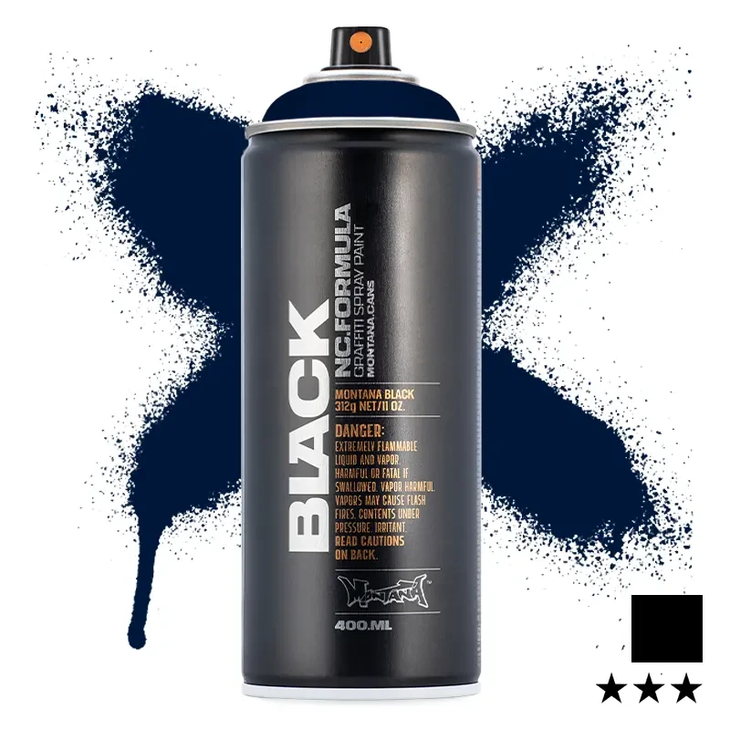 Farba w sprayu Montana Black 400 ml BLK 5092 Dark Indigo 01