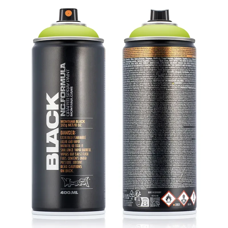 Farba w sprayu Montana Black 400 ml BLK 6015 Wild Lime 02