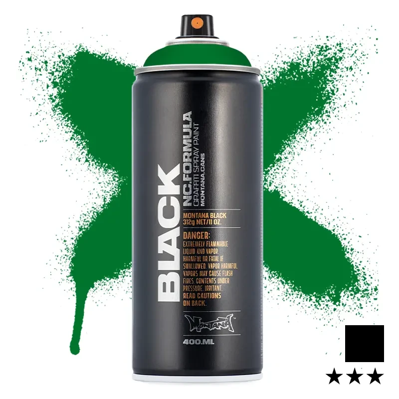 Farba w sprayu Montana Black 400 ml BLK 6095 Plant 01