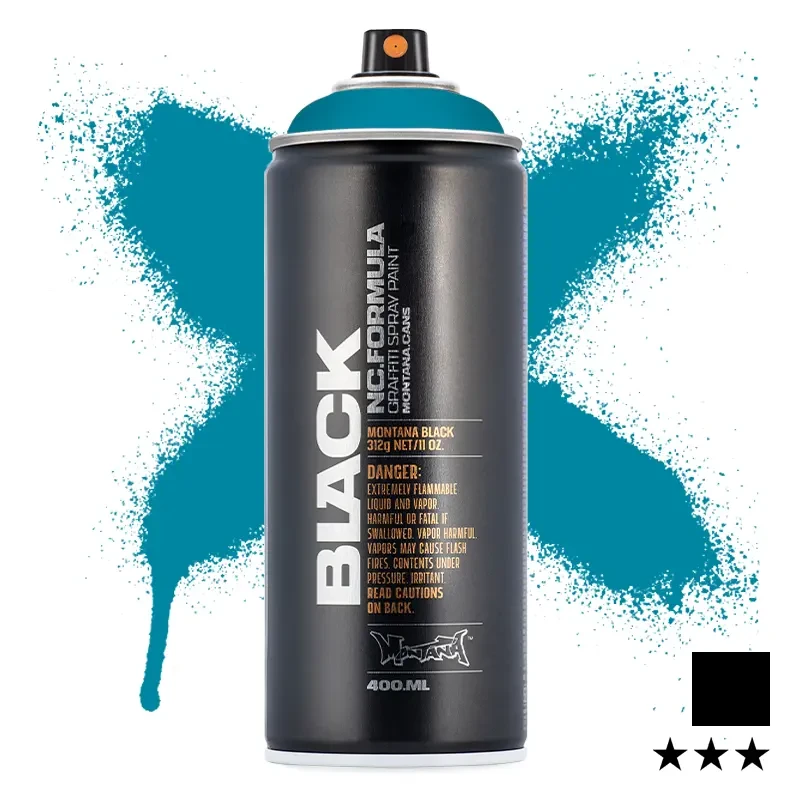 Farba w sprayu Montana Black 400 ml BLK 6150 Mermaid 01